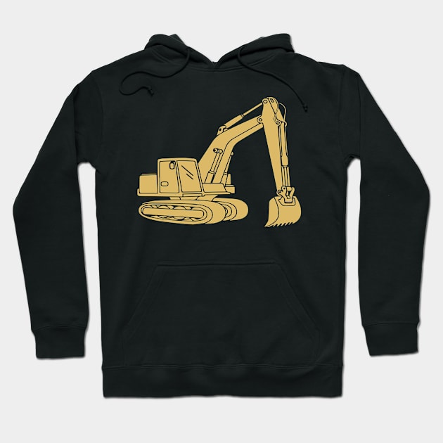 Excavator driver tshirt Hoodie by HBfunshirts